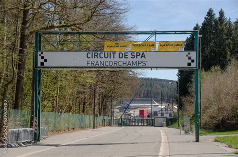 Der Circuit De Spa Francorchamps Ist Eine Motorsport Rennstrecke In Der