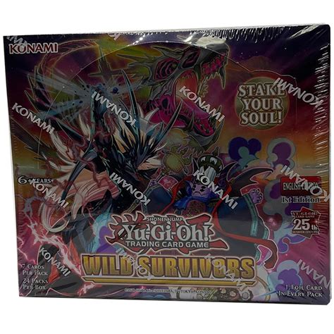 Yu Gi Oh Cards Wild Survivors Booster Box Packs Bbtoystore