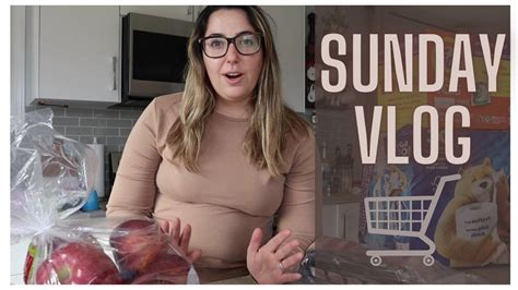 Sunday Vlog Healthy Grocery Haul Sunday Chores Youtube