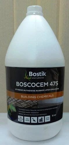 Liquid Bostik Boscocem Sbr For Construction Packaging Size 20kg At