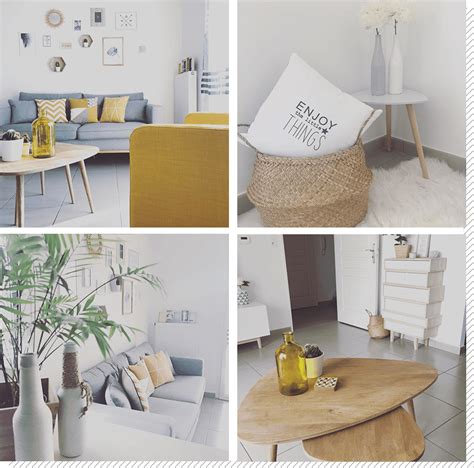 Un Salon Scandinave Coloré Living Room Scandinavian Scandinavian Style Top 10 Instagram