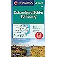 Kompass Wanderkarte Ostseefjord Schlei Schleswig In