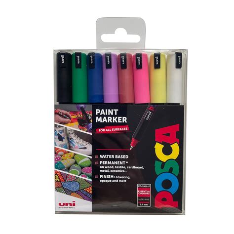 Amazon POSCA PC 1MR Water Based Permanent Marker Paint Pens Ultra