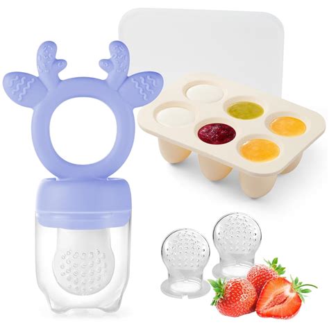 Amazon.com : Powerwan Baby Fruit Food Feeder Teether with Breastmilk