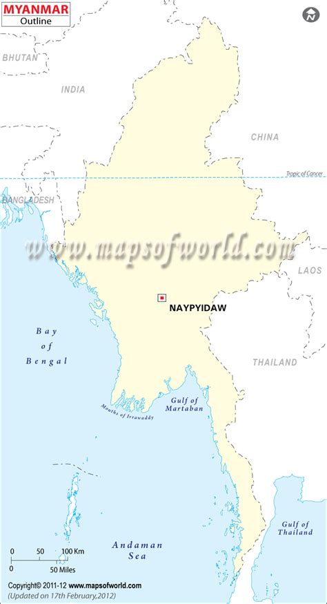 Myanmar Time Zone Map Current Local Time In Myanmar