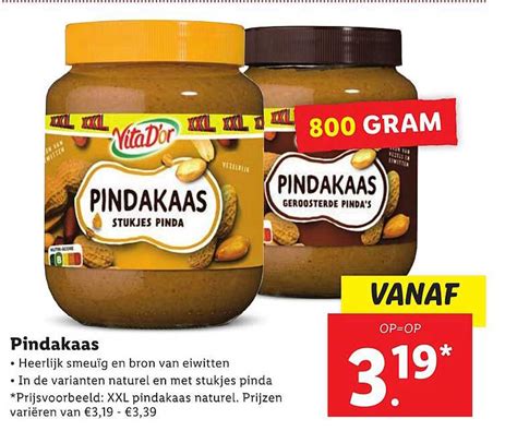 Vita D Or Pindakaas Aanbieding Bij Lidl Folders Nl