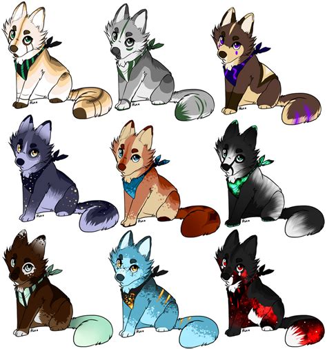 Wolf Pups Open 39 By Saiyan Paws Adopts On Deviantart