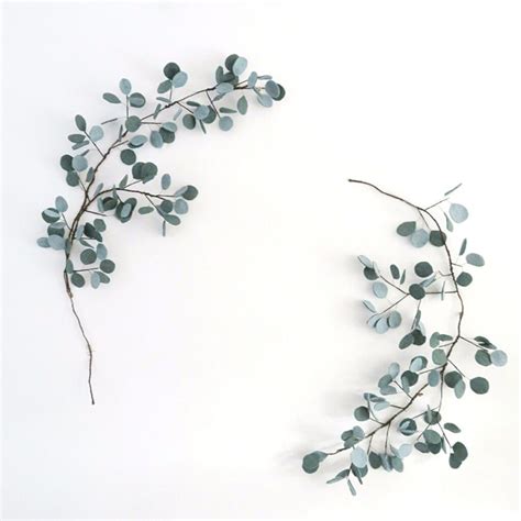 Eucalyptus Simple Wreath Modern Felt Wreath The Tsubaki