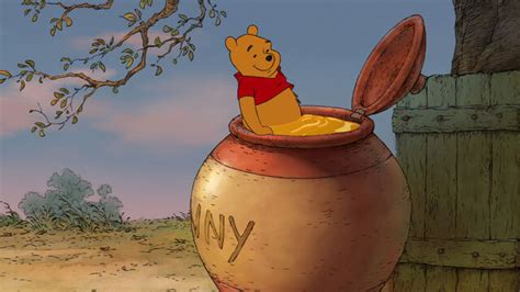 Image Winnie The Pooh Is Getting In The Giant Honey Pot  Disney Wiki Fandom Powered By