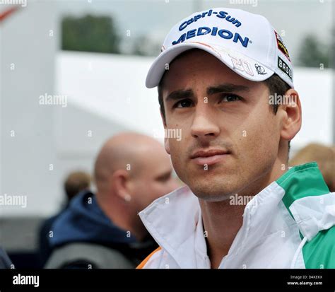 German Formula One Driver Adrian Sutil Of Force India Pictured Prior To