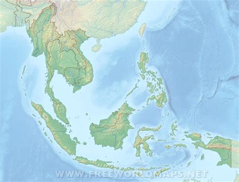 SLHS Southeast Asia Physical Geography Mapping Practice Diagram | Quizlet