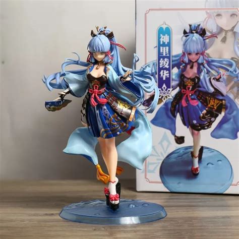 ANIME PVC GENSHIN Impact Game Figure Kamisato Ayaka Action Figure Toy