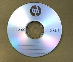 15 52X HP Logo Blank CD-R CDR Recordable