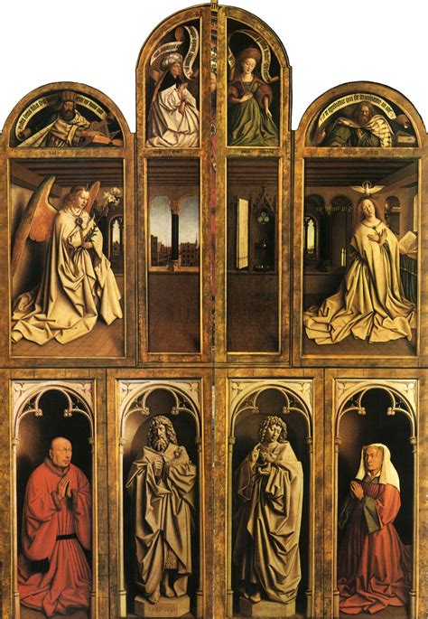 Dismal Arts Jan Van Eyck The Ghent Altarpiece 1432