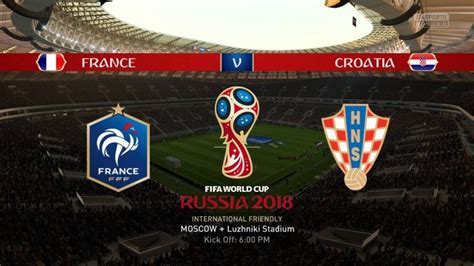 France Vs Croatia Full Match World Cup 2018 Final Itv1