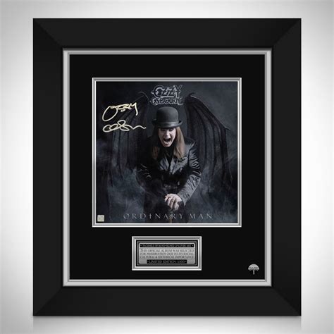 Ozzy Osbourne Ordinary Man LP Cover Limited Signature Edition Studio L ...