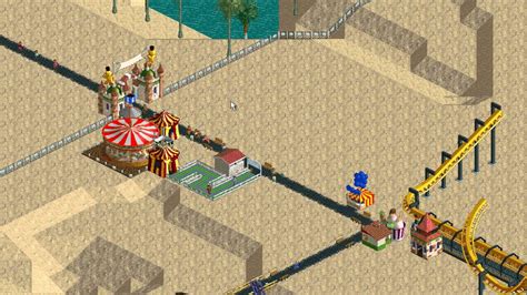 Let S Play Rollercoaster Tycoon Dusty Desert Back On The Sand