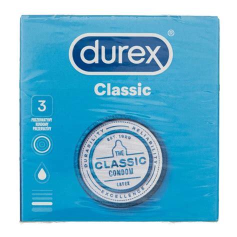 Durex Prezerwatywy Classic 3 Sztuki