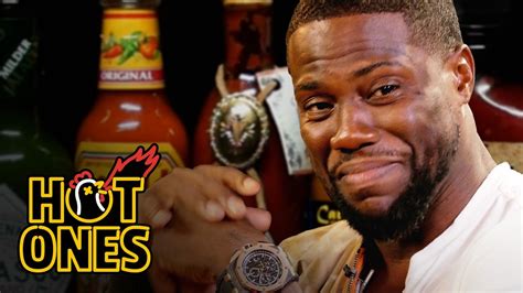 Kevin Hart Catches A High Eating Spicy Wings Hot Ones Youtube