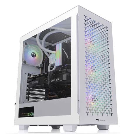 Thermaltake V Tg Air Argb Tempered Glass Mid Tower White