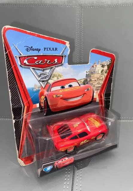 Disney Pixar Cars 2 Lightning Mcqueen Sealed On Blister Card £7 99 Picclick Uk