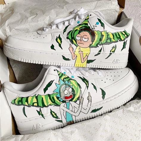 Rick And Morty Air Force Custom Shoes Giftcustom