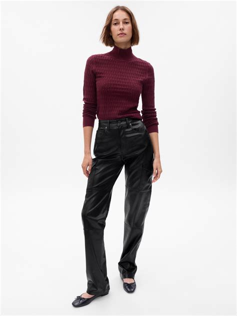 Pointelle Turtleneck Sweater Gap