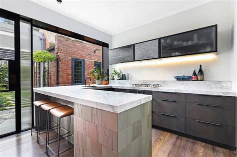 Kitchen Island Bench And Mosaic Tiles South Yarra Lexa Tiling 0425