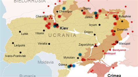 Mapa De La Situaci N De La Invasi N De Rusia A Ucrania