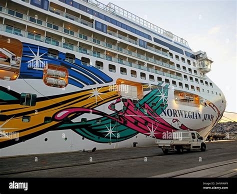 Cruise Ship In Dry Dockmarseille Dry Docksilver Shadownorwegian