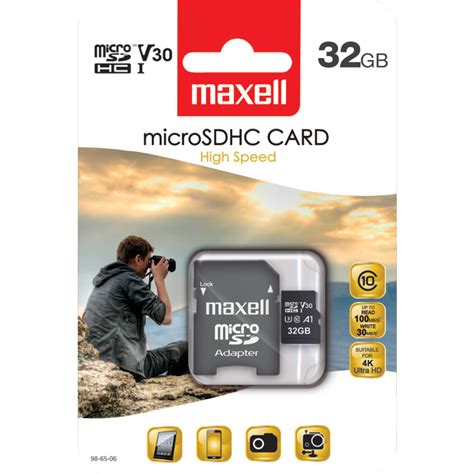 Muistikortti Maxell Micro SD Fast 32 GB Adapteri Tokmanni Fi