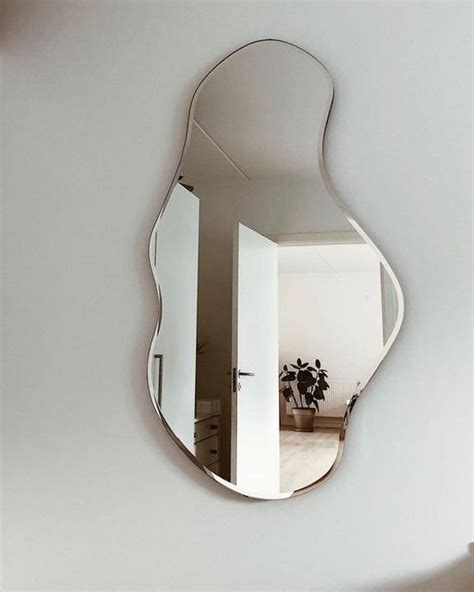 Asymmetrical Mirror Home Decorirregular Mirroraesthetic Etsy In 2021