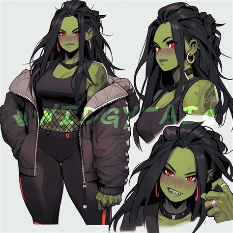 Alt Orc Woman Ai Adopt 7 Closed By Widgy Ai On Deviantart