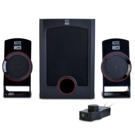 Haut Parleurs Altec Lansing Zine W Usb Noir Et Orange Enceinte