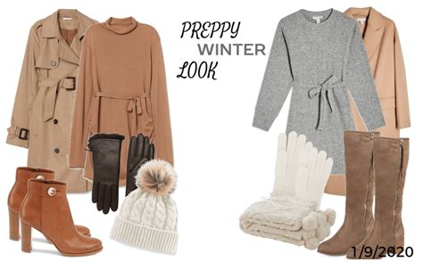 Preppy Winter Look Outfit Shoplook Preppy Winter Outfits Preppy