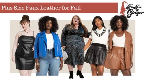 Plus Size Faux Leather For Fall Best Plus Size Faux Leather Clothing