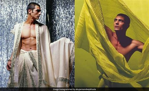 Back When Arjun Rampal Wore An Abu Jani Sandeep Khosla Saree For A