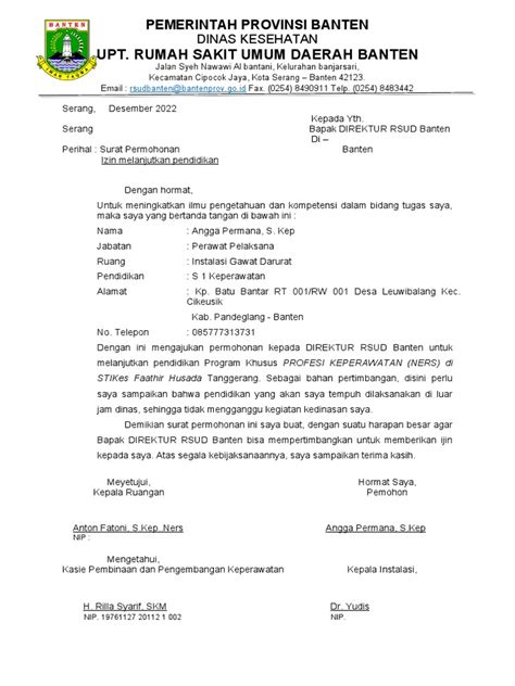 Surat Izin Belajar Pdf