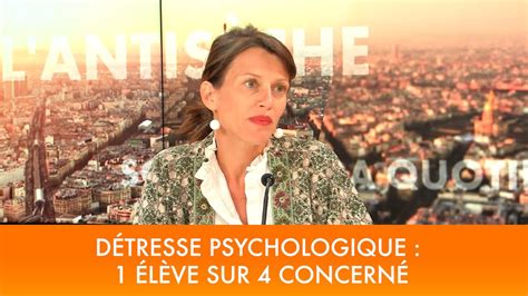 Détresse psychologique 1 élève sur 4 concerné YouTube