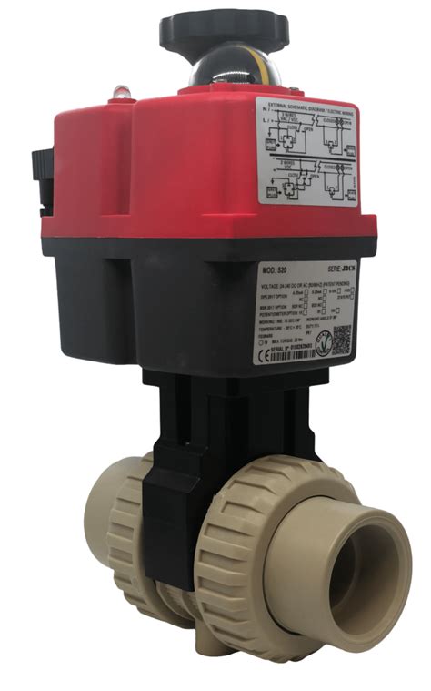 Actuated Valve Motorised Ball Valve Cepex Extreme PP H Ball Valves