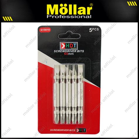 Hdt Mata Bor Obeng Ph Mm Plus Minus Screwdriver Bit Set Set