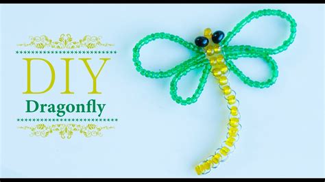 How To Make Easy Beaded Dragonfly LibÉlula Roome Decoration Items Beads Art Vineeta Mishra