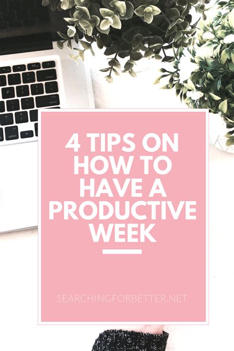 Tips On How To Have A Productive Week Sfb Collective Creative