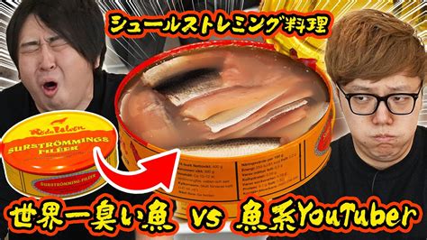 【世界一くさい魚 Vs 魚系youtuber】きまぐれクックならシュールストレミング美味しく料理してくれる説 Youtube