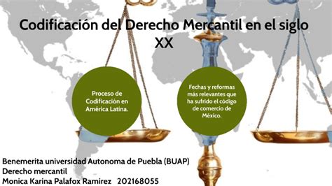 Codificaci N Del Derecho Mercantil En El Siglo Xx By Monica Ramirez On