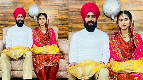 Live Marriage Kirandeep Kaur Weds Gurkaran Singh PUNJAB TV 1 YouTube