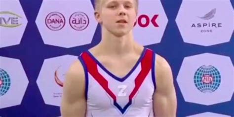 Russian Gymnast Who Wore Z Symbol Has Been Banned From The Sport For