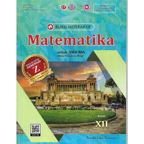 Jual BUKU LKS PR INTERAKTIF MATEMATIKA WAJIB KELAS 12 PENERBIT INTAN