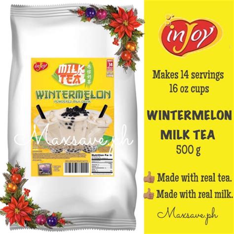 Injoy Wintermelon Milk Tea G Shopee Philippines