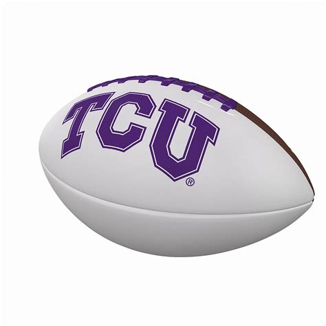 Logo Brands Texas Christian University Official Size Autograph Football